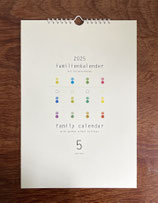 Family Calendar PUNKTE 2025 (5 columns)