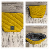 Kulturbeutel Brise Spinnaker gelb, 360°