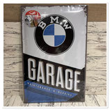 Blechschild 40 x 60 BMW Garage