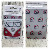 VW T1 Bus Shopper Tasche, faltbar - VINTAGE LOGO/GRAU