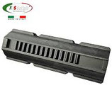Pistone ZERO-SHOCK in tecnopolimero caricato fibra di carbonio full metal rack 14 denti Fps