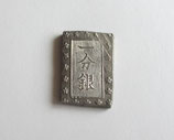 明治一分銀　Hh (川常交叉)　美品　　　東京貨幣司本座製