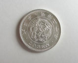 竜二十銭銀貨　明治20年　準未使用品