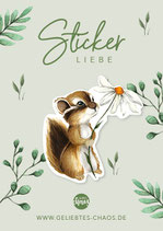 Sticker – Streifenhörnchen