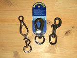 Zweitkarabiner, Handschlaufe, Edelstahl- oder Messingkarabiner