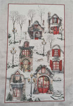 Set di QUATTRO asciugapiatti tema natale
