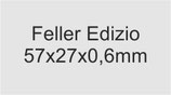 Feller Edizio 57x27x0,6mm