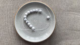 Lot de 13 perles en Howlite dépolie - Rondes/6 mm - Grade A