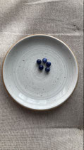 Lot de 5 Perles en sodalite d'Afrique du Sud - Rondes/6mm - Grade A+