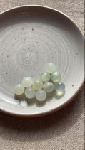 Lot de 11 perles en Jade de Chine - Rondes/8mm - Grade AA