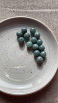 Lot de 4 ou 10 perles en jade - Rondes/8mm