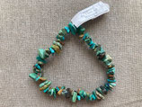 Bracelet Turquoise du Tibet, forme baroque