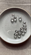 Lot de 5 ou 10 perles Perles Cristal de Roche 6 mm
