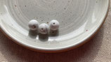Lot de 5 ou 10 perles dépolies en Howlite - Rondes/8mm