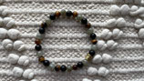 Bracelet de Protection Spirituelle - Labradorite, Œil de Tigre, Tourmaline Noire