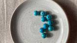 Lot de 9 perles de Turquoise de Chine