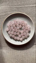 Lot de 5 ou 10 perles en quartz rose Rondes/8mm - Grade A