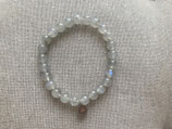 Bracelet de protection en perles rondes de labradorite 8 mm