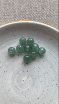 Lot de 9 perles en Aventurine - Rondes/6mm - Grade AA