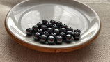 Lot de 7 ou 10 perles en Hématite - Rondes/6 mm - Grade AA