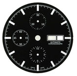 Cadran noir ø 31,40 mm