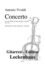 Antonio Vivaldi: Concerto op. 3, Nr. 9 (Vl/Gitarrenensemble)