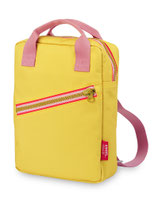 Rucksack gelb klein aus PET