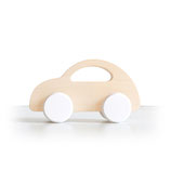 Wooden beetle car natural