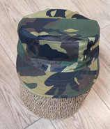 Schildmütze/Cap, Woodland mit festem Schild