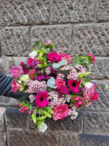 Bouquet varié de couleur rose
