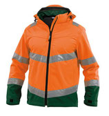 Dassy Herren Warnschutz Softshell-Jacke