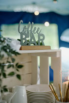 Aufsteller "Coffee Bar"