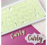 Sweet Stamp by Amy Letter Set Curly