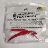 5" TrueFlight Feathers rot 2 Stk.