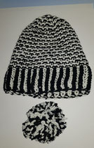 Strickmütze mit Ansteck-Bommel