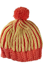 Damen/Mädchen-Mütze gelb/orange