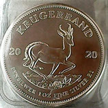 Krügerrand Silbermünze 2020 - 31,1 gramm - 999/1000