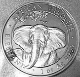 Somalia Elefant 2021 - 31,1 gramm - 999,9/1000-1 oz
