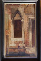 Wilhelm Vita, Venedig, San Gregorio am Canale Grande, Öl auf Leinwand, gerahmt