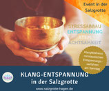 So, 02.11.25, 12.00 Uhr: Klangentspannung "Autogenes Training" in der Salzgrotte