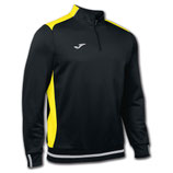 JOMA CAMPUS II SCHWARZES-GELBES SWEATSHIRT 1/2 ZIP 100421.109