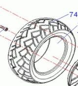 Reifen/Schlauch-Satz HEARTWAY 115-55/8