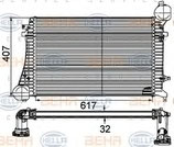 Intercooler Volkswagen Passat 1.9TDI: 3C0145803D - 3C0145803F