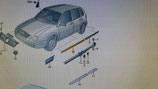 Modanatura porta sx VW Polo - 6Q3853515AGRU