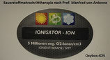 Sauerstoffgerät mit Ionisator Oxybox-ION - Ionisierter Sauerstoff
