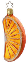 Glasornament Orangenschnitz 10 cm