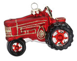 29H Christbaumhänger Traktor rot