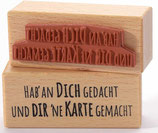 722 Teststempel Hab'an DICH gedacht...
