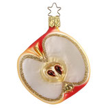 Glasornament Apfelhälfte