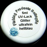 Glitter ultrafein / hellblau